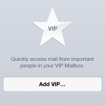 VIP Mailbox in iOS 6